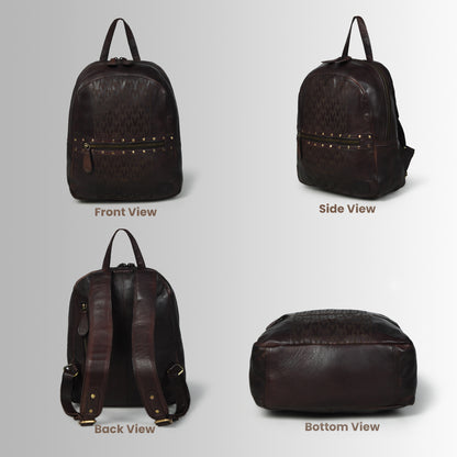 The Mira- Leather Mini Backpack for Women