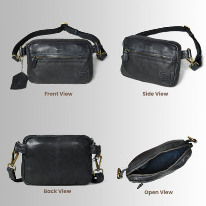 Daily Edge Crossbody - Navy Blue