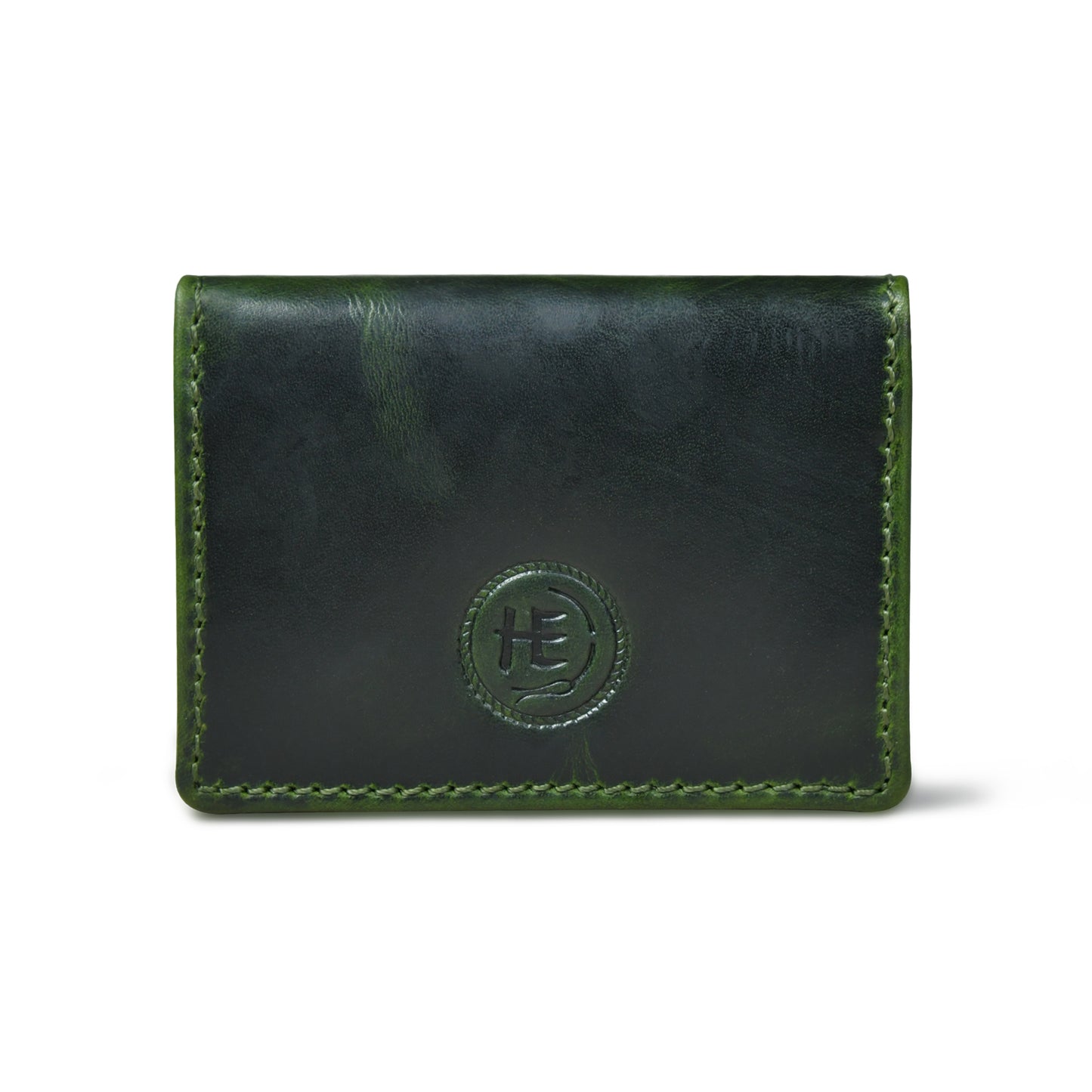 SafeSlip Leather Wallet - Forest Green