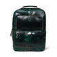 Forest Green leather bag - front view, handcrafted buffalo leather | Hema Emporium