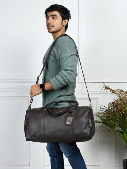 UrbanTrek Luxe Duffle - Dark Brown