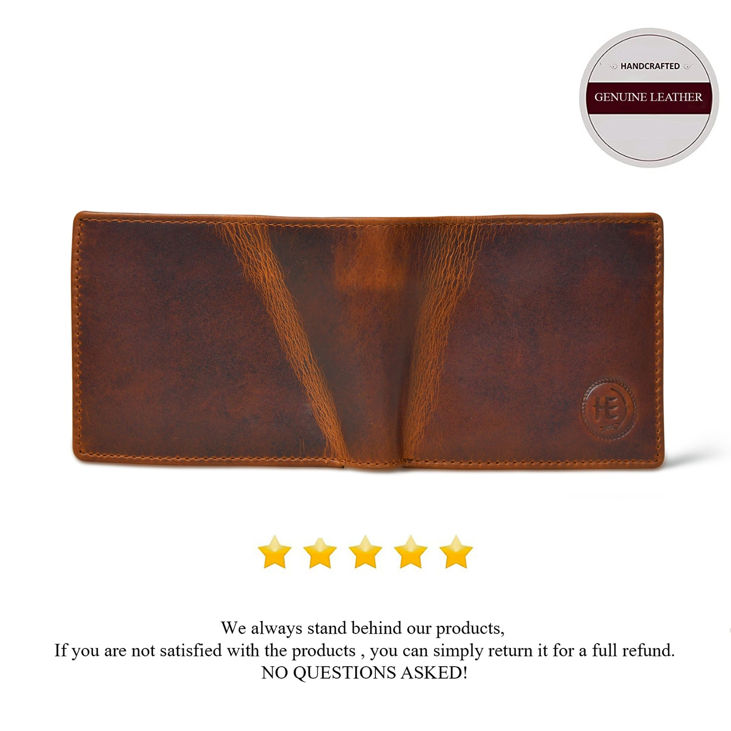 PureFold Classic Wallet - Maroon Red