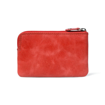 Rover Leather Pouch with Three Zip Pockets