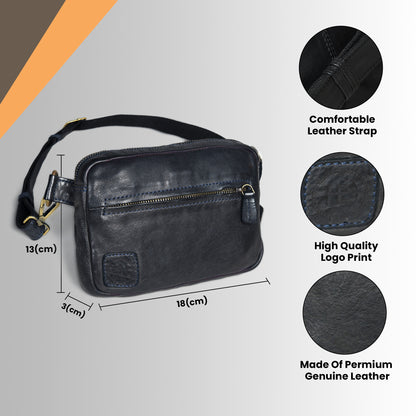 Daily Edge Crossbody - Navy Blue