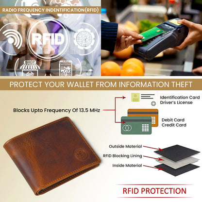 PureFold Classic Wallet - Maroon Red