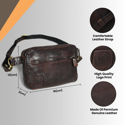 Daily Edge Crossbody - Dark Brown