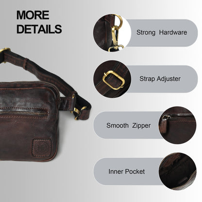 Daily Edge Crossbody - Dark Brown