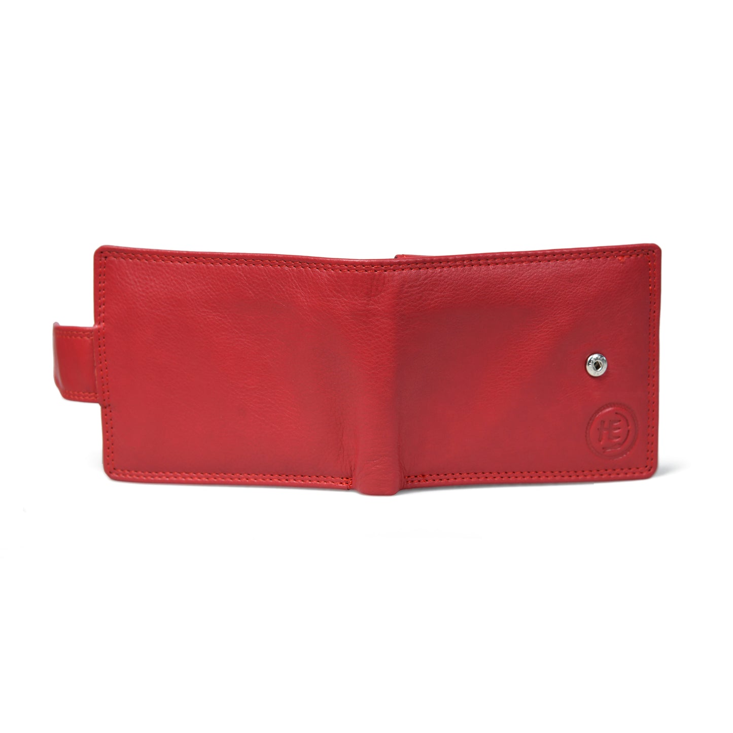 Sentinel RFID Blocking Men's Leather Bifold Wallet with Snap Tab
