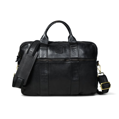 Vegan Leather Office Bag - Black