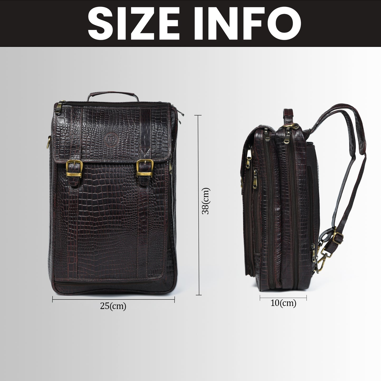 Workation Backpack | 2 in 1 Laptop bag - Dark Brown