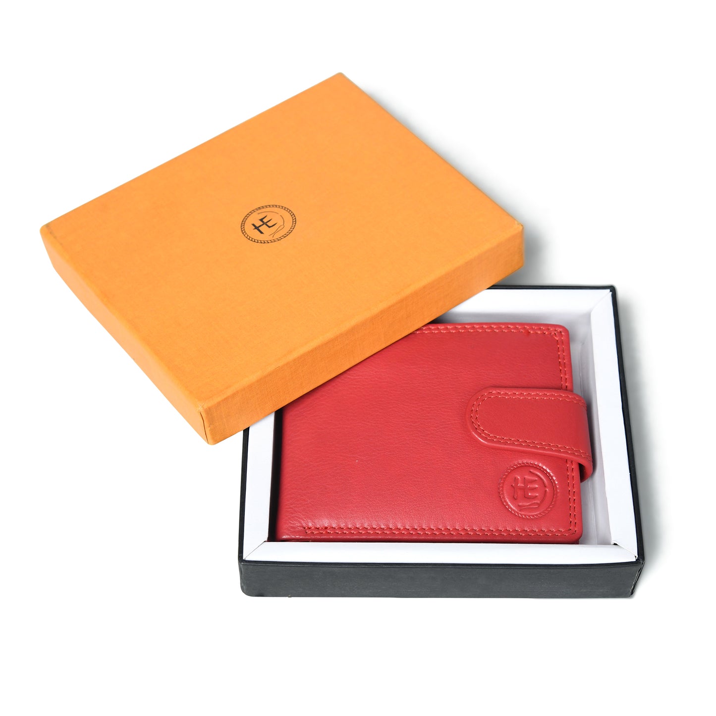 Sentinel RFID Blocking Men's Leather Bifold Wallet with Snap Tab