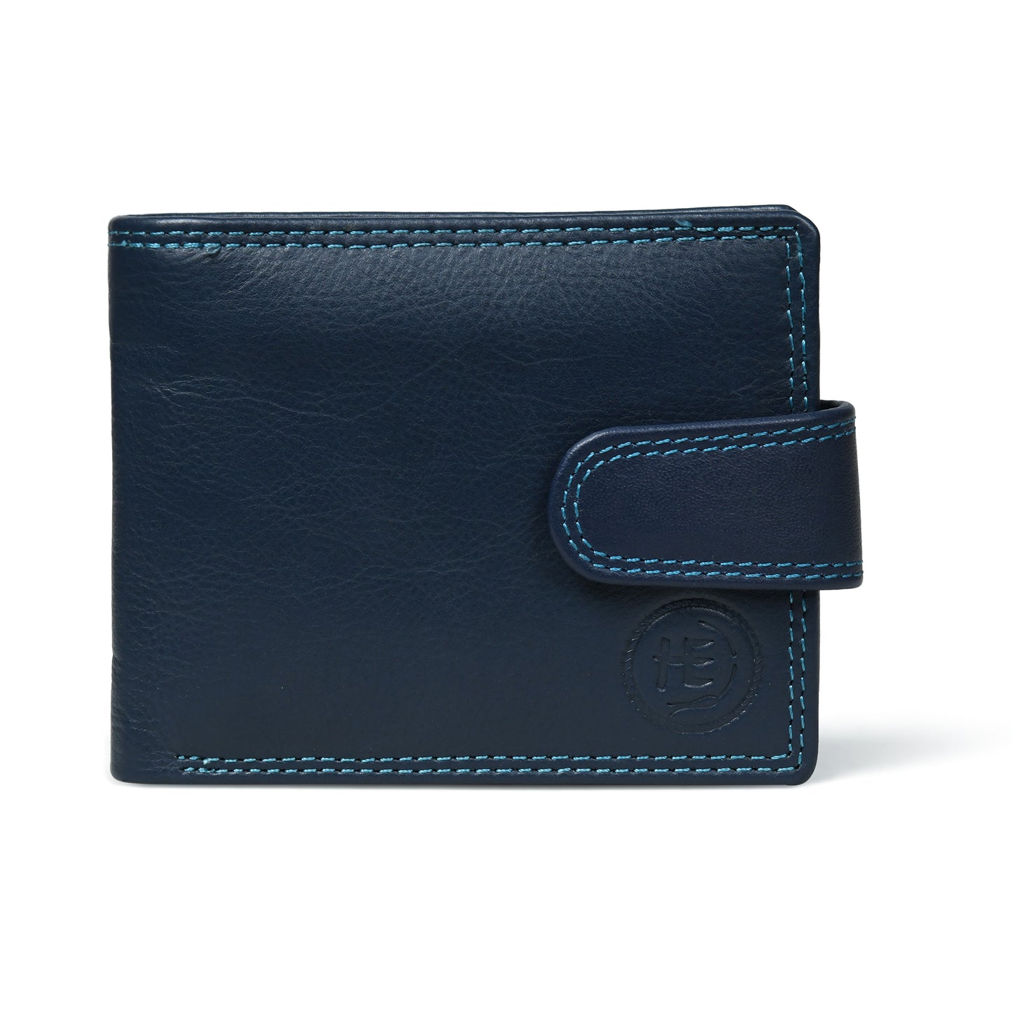 Sentinel RFID Blocking Men's Leather Bifold Wallet with Snap Tab