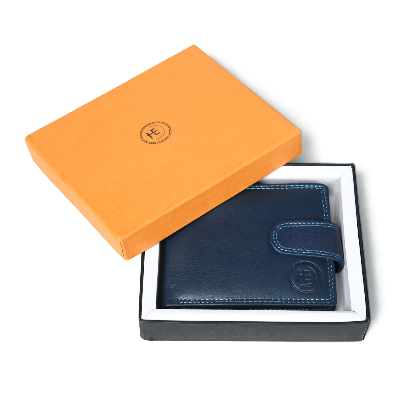 Sentinel RFID Blocking Men's Leather Bifold Wallet with Snap Tab