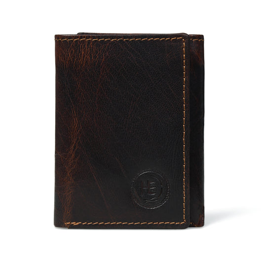 Agent RFID Trifold Leather Wallet