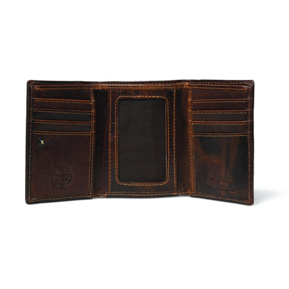 Agent RFID Trifold Leather Wallet