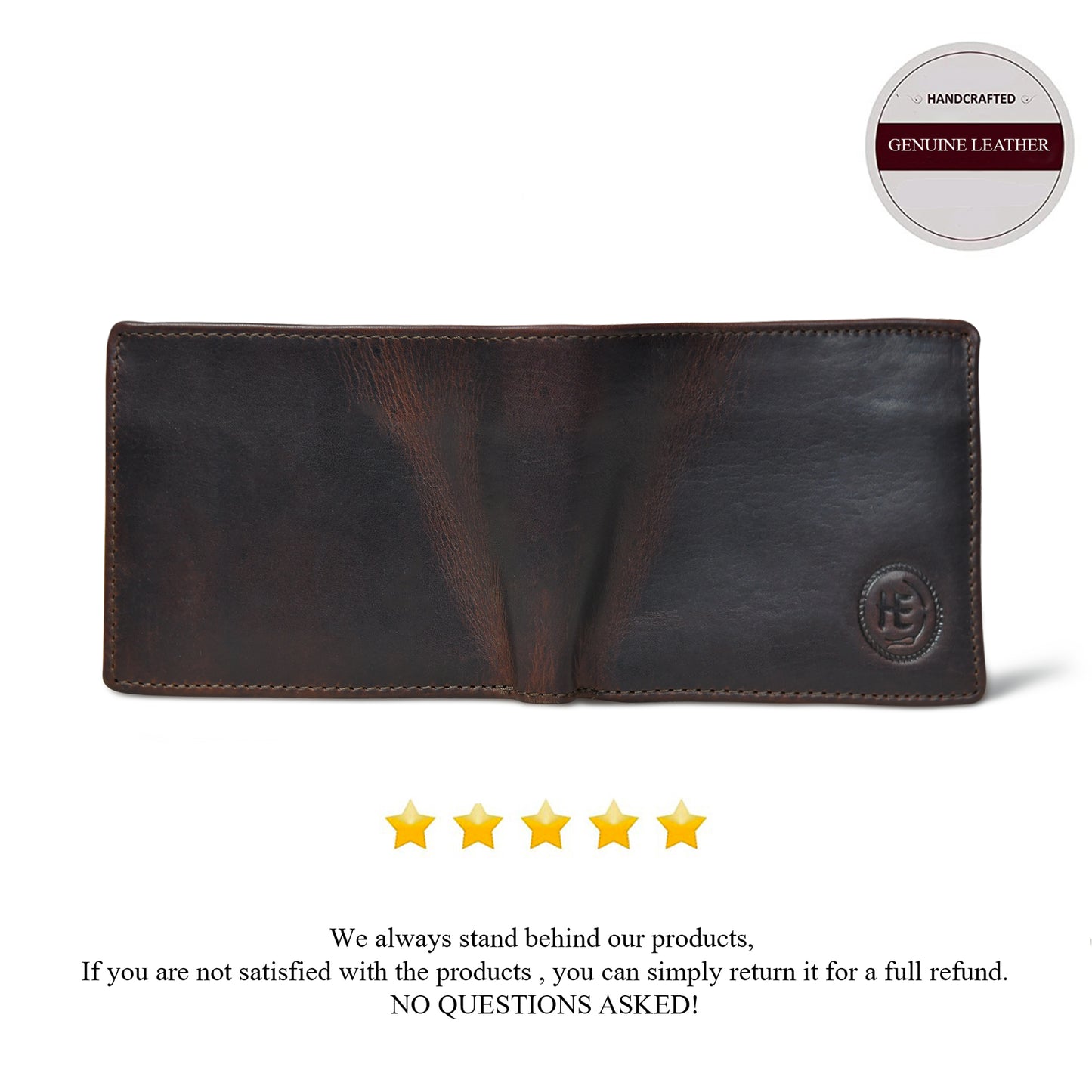 PureFold Classic Wallet - Dark Brown
