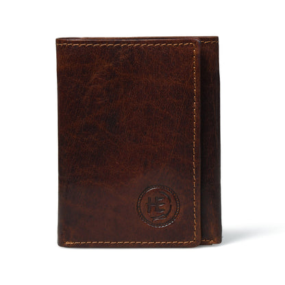 Agent RFID Trifold Leather Wallet