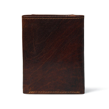 Agent RFID Trifold Leather Wallet