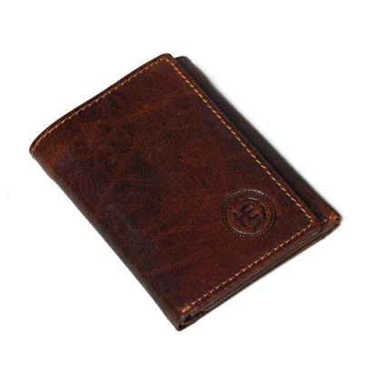 Agent RFID Trifold Leather Wallet