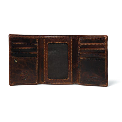 Agent RFID Trifold Leather Wallet