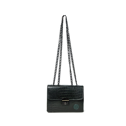 Croc Charm Crossbody Bag - Forest Green