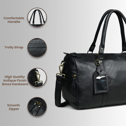 UrbanTrek Luxe Duffle - Black