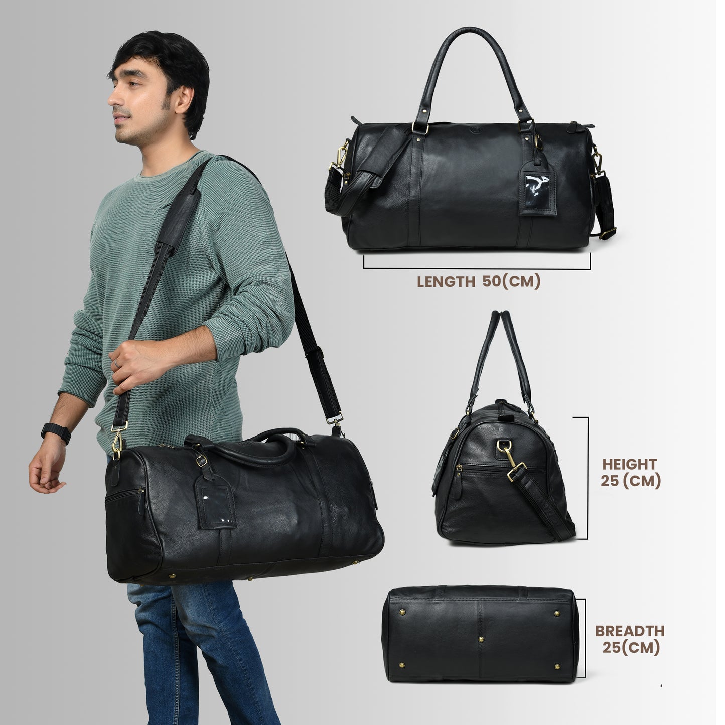 UrbanTrek Luxe Duffle - Black