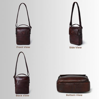 Marquess Men's Leather Crossbody Bag