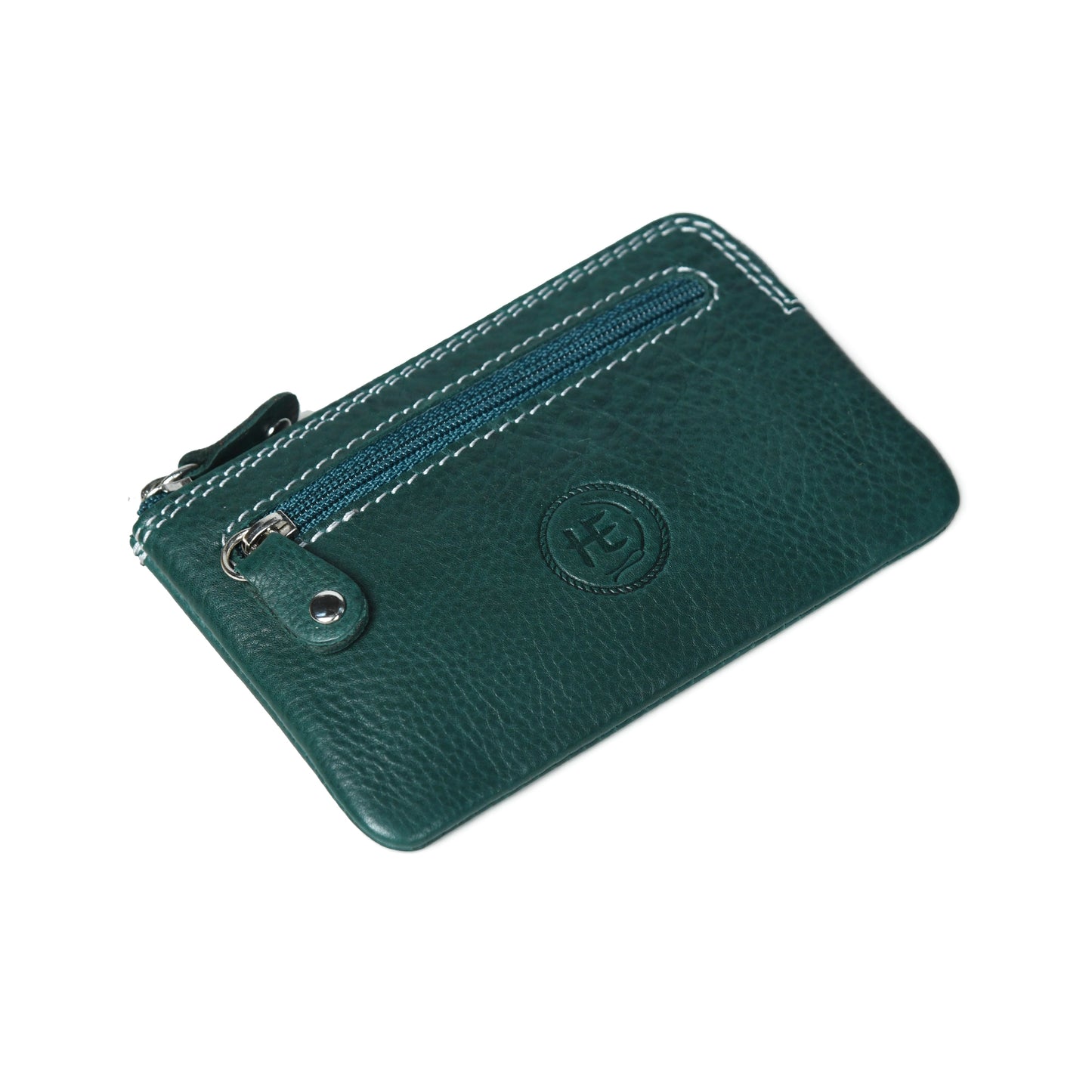 Rover Leather Pouch with Three Zip Pockets