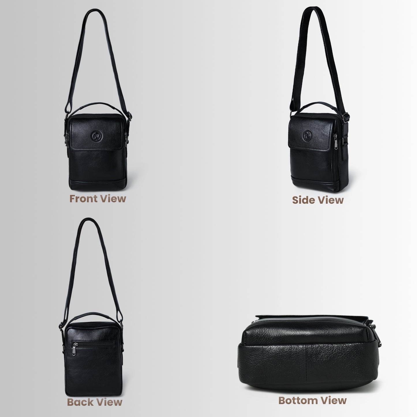 Marquess Men's Leather Crossbody Bag