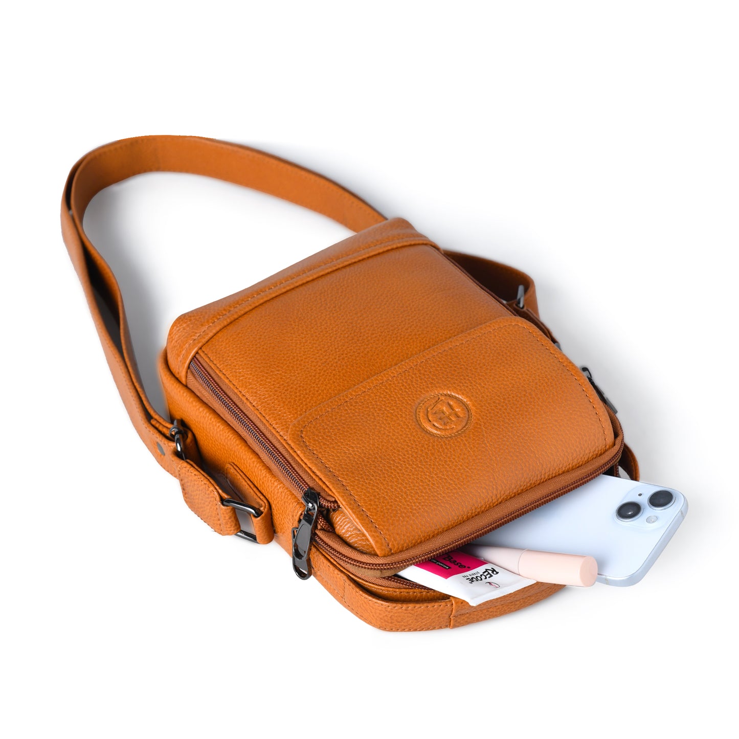 Marquess Men's Leather Crossbody Bag