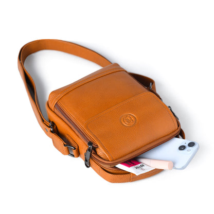 Marquess Men's Leather Crossbody Bag