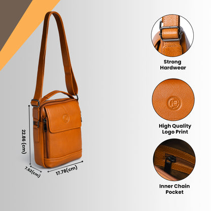 Marquess Men's Leather Crossbody Bag