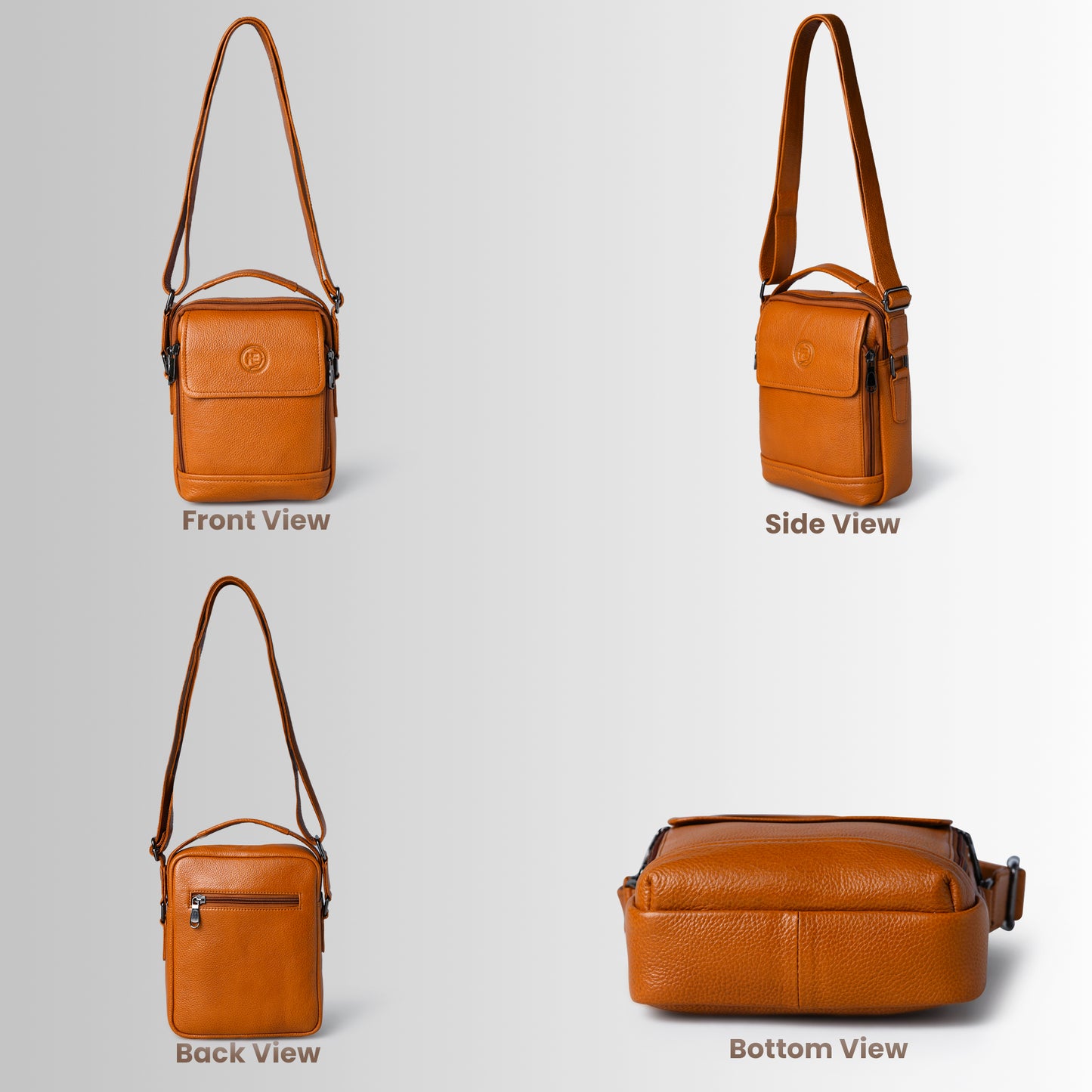 Marquess Men's Leather Crossbody Bag