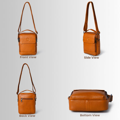 Marquess Men's Leather Crossbody Bag