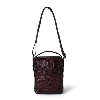 Marquess Men's Leather Crossbody Bag