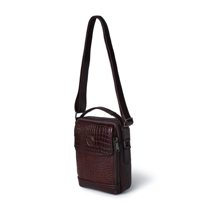 Marquess Men's Leather Crossbody Bag