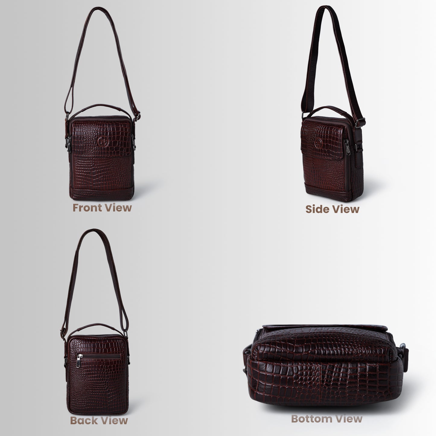 Marquess Men's Leather Crossbody Bag