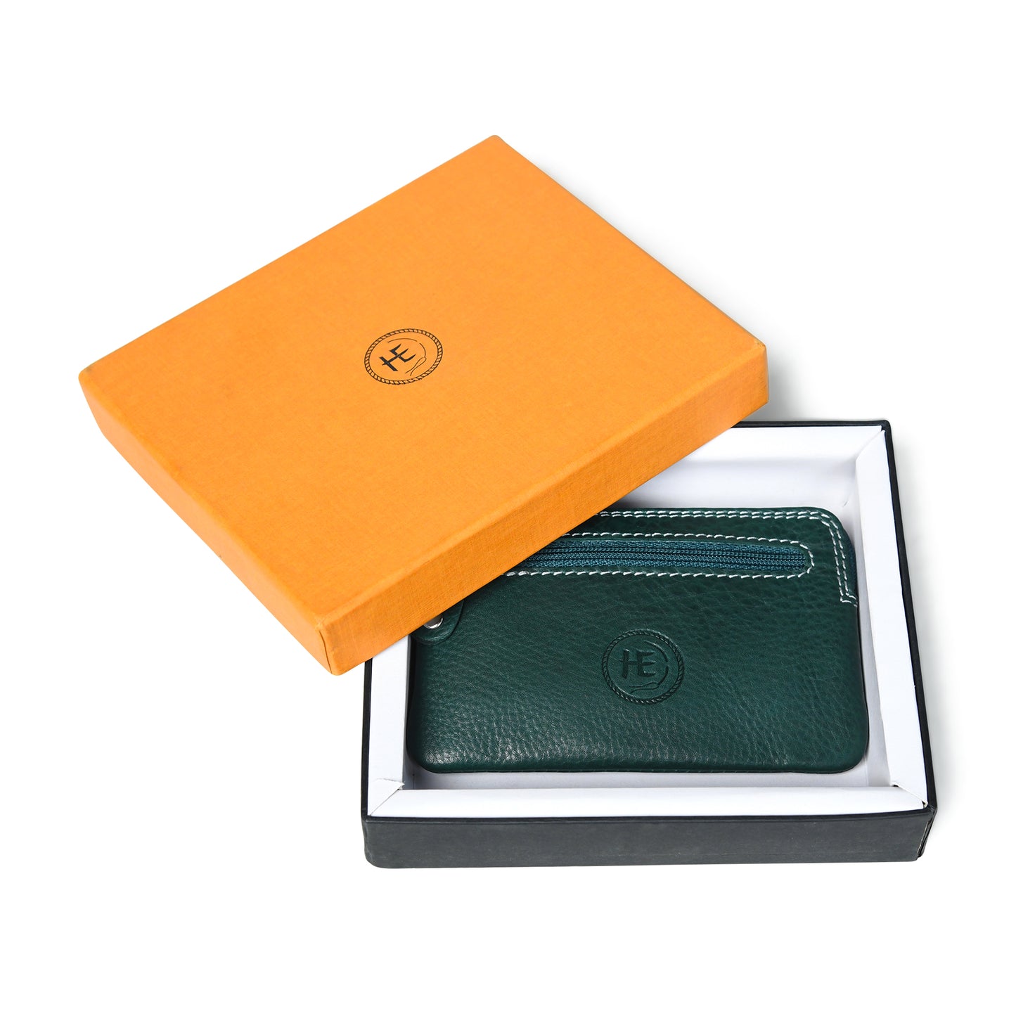 Rover Leather Pouch with Three Zip Pockets