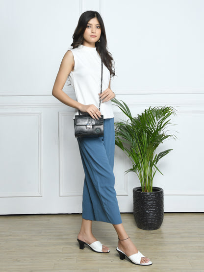 Croc Charm Crossbody Bag - Forest Green