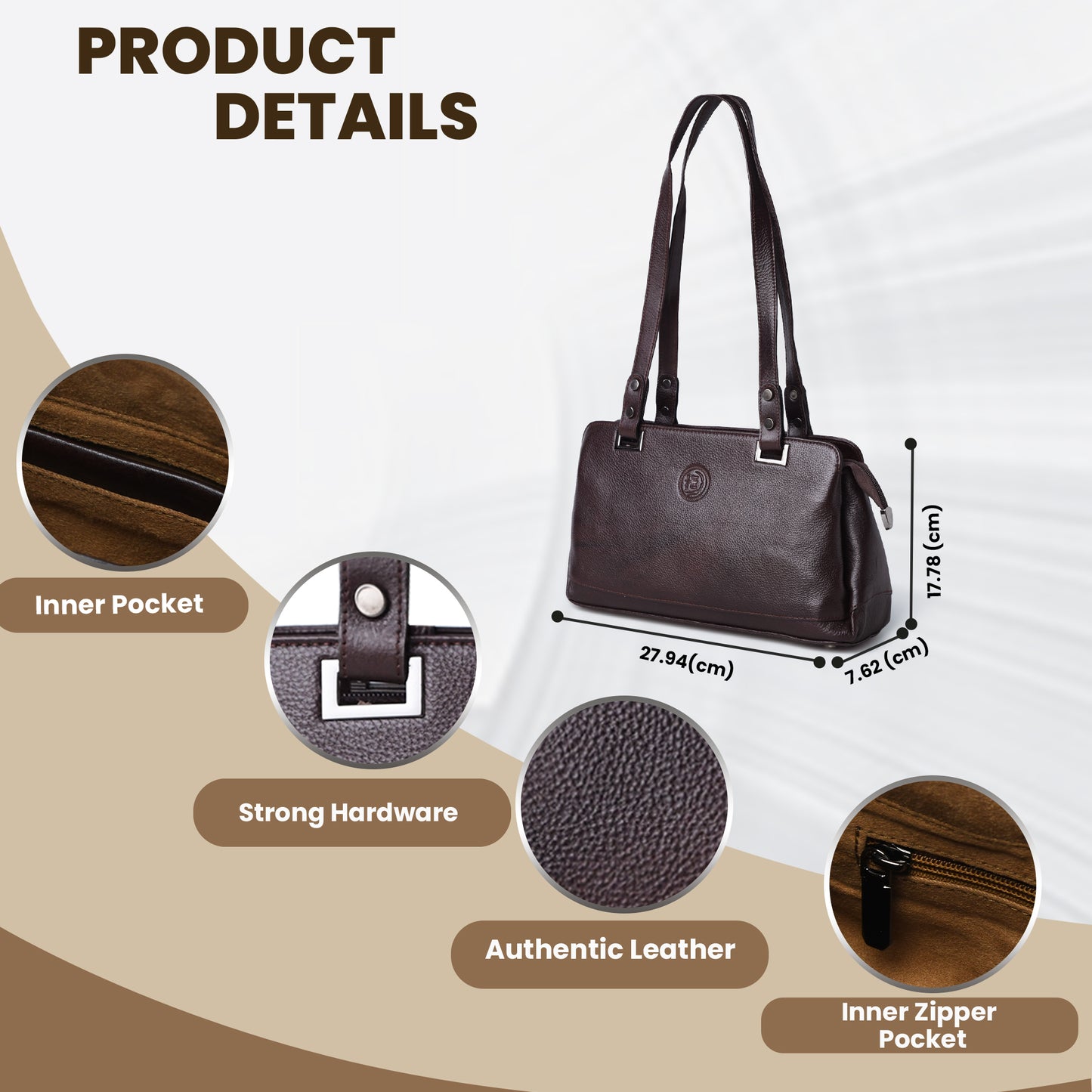Windsor Leather Office Handbag for Women