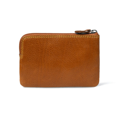 Rover Leather Pouch with Three Zip Pockets
