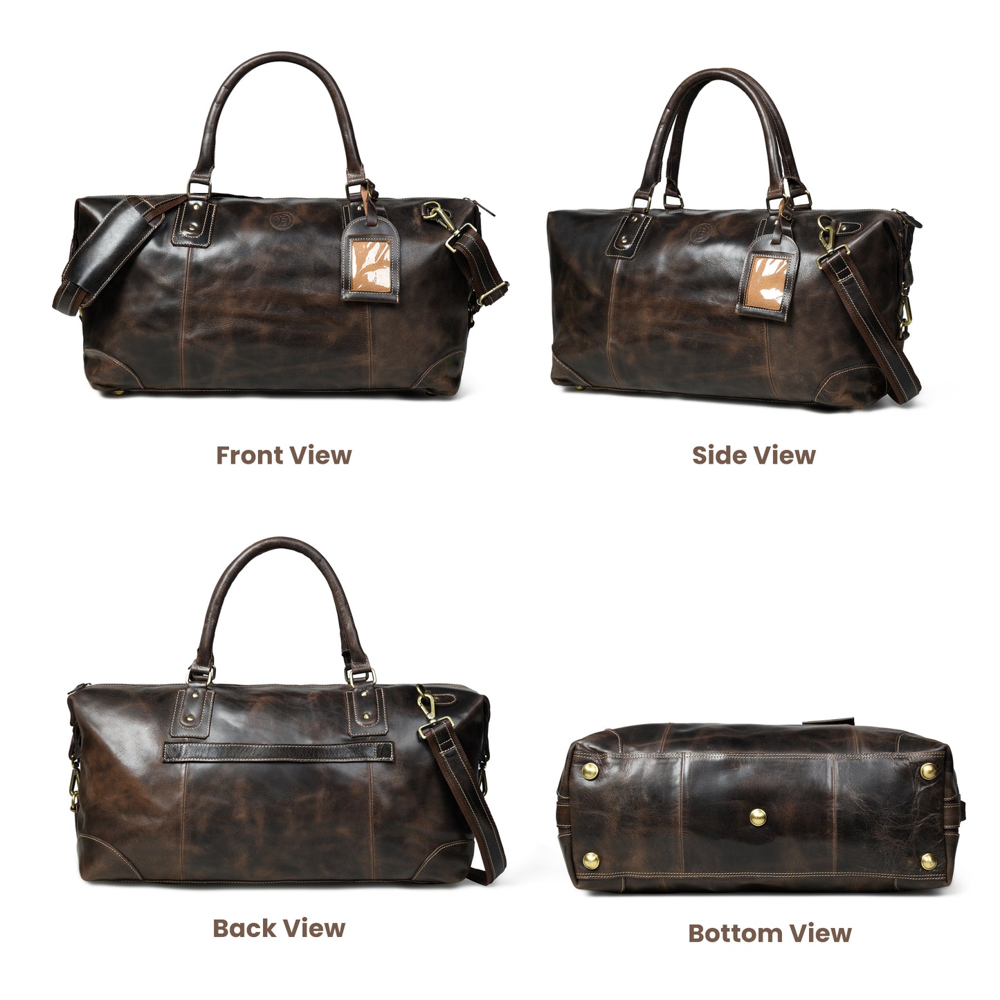 Heritage Haul Duffle - Dark Brown