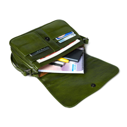 Soft Flap Women Bag - Olive Green