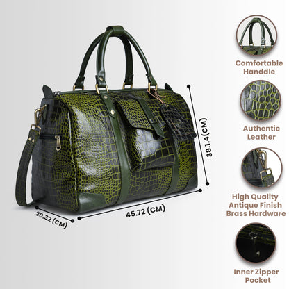 Regent Leather Weekender Bag