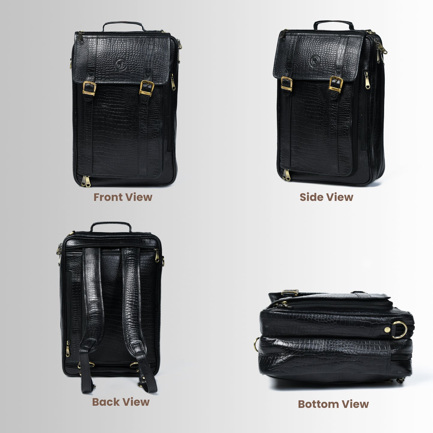 Workation Backpack | 2 in 1 Laptop bag - Black