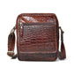Maroon Red Leather Explorer Bag - front view, handcrafted buffalo leather | Hema Emporium