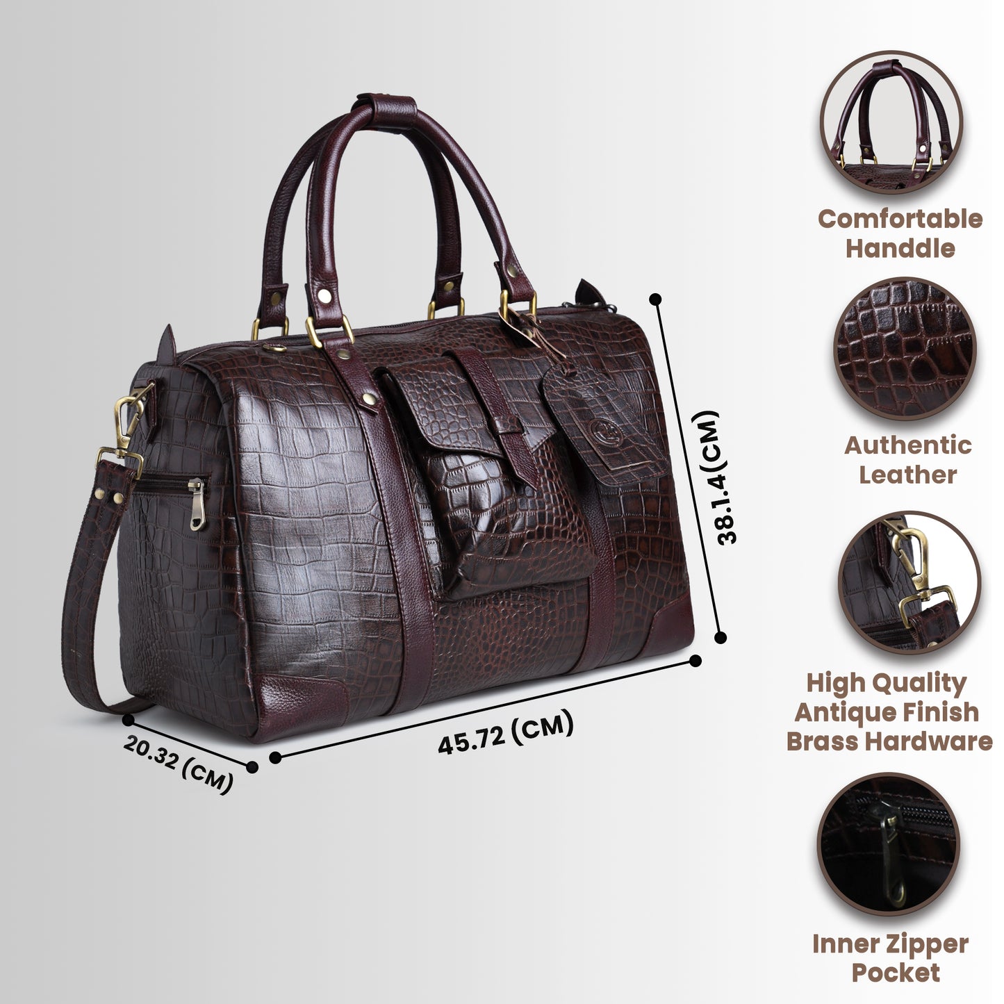 Regent Leather Weekender Bag