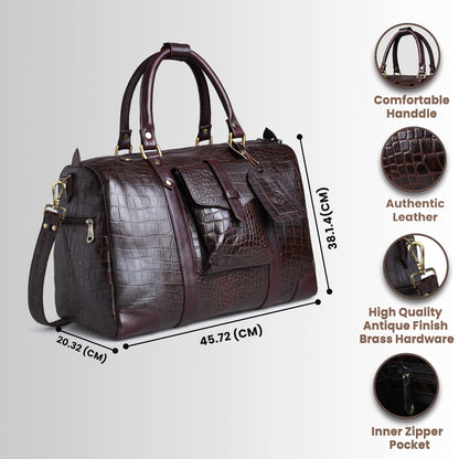 Regent Leather Weekender Bag