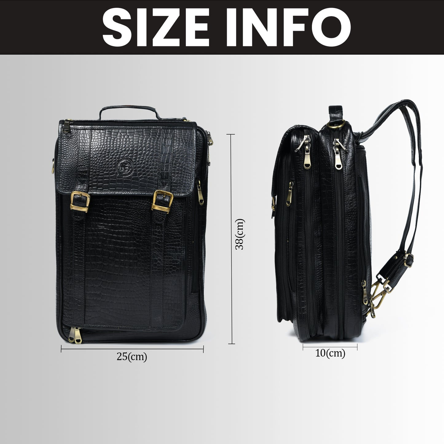 Workation Backpack | 2 in 1 Laptop bag - Black